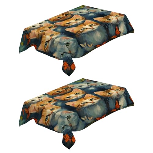 Nappe Dessin De Chat 140x140 cm PICUAL Rectangulaire Imperméable - 3