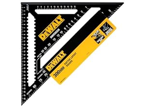 DeWalt DWHT25228-0 30cm Speed Square Zimmermannswinkel Schwarz