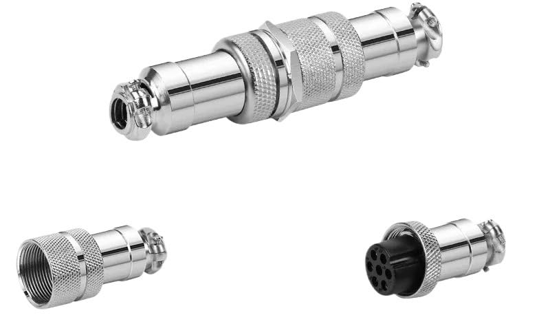Set de 10 conectores GX16 macho y hembra para cable aviador miniatura 1