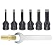 Produktbild 6pcs NBB vakuumgelötete Diamant lochsäge mit M14 zum professionellen Trocken- oder Nass bohren auf hartem Porzellan, Keramik, Fliesen, Granit, Marmor,langlebig,für Winkelschleifer(PRO 6/6/8/8/10/12mm)