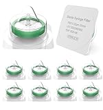 FOUR E'S SCIENTIFIC 50 Pack Syringe Filter, Sterile PES Syringe Filter 0.22 μm Pore Size, 25 mm Membrane Diameter, Syringe Lab Filter
