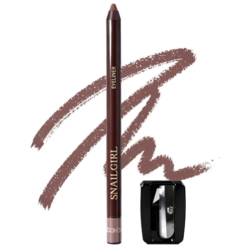 Image of Bronze Gel Eyeliner Pencil, Waterproof Smudge-proof Long Lasting Bronze Eye Liner, High-Pigmented Smooth Creamy Formula for Mature Women, Eyes Makeup Pen with Sharpener