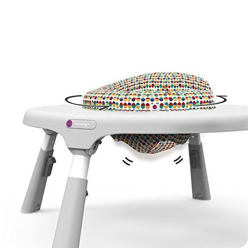 Oribel Portaplay Baby Activity Center: Development Focused Toys. Foldable, Portable, And Transforms To A Play Table, Unisex (Wonderland Adventure, Gray) #TOP3