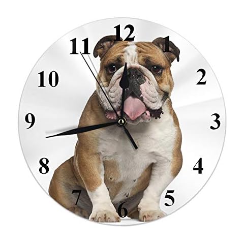 HGOD DESIGNS Bulldog Round Wall Clock Cover