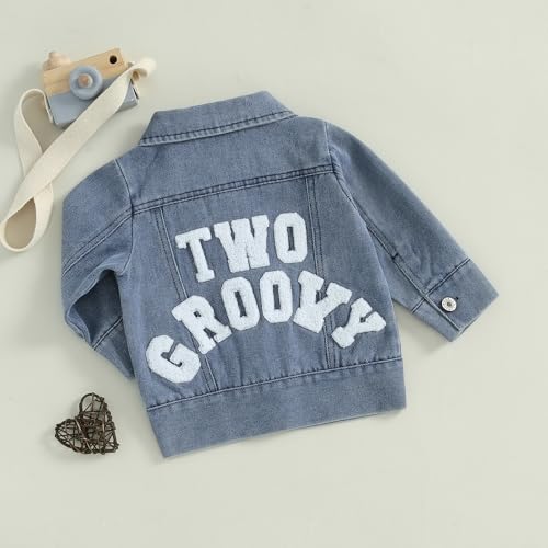 VISGOGO First Birthday Outfit Girl - 1st/2nd Birthday Denim Jacket & Cardigan4