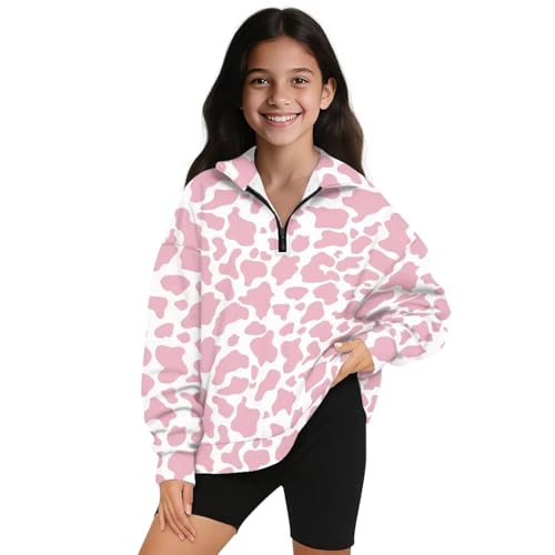 Kids Clothes Full Zip Up Hoody Sweatshirts for Girls Boys Active Sweatshirt Long Sleeve Student Activewear