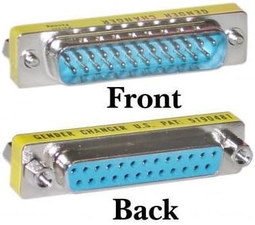DB25 Male to DB25 Female Serial Mini Gender Changer