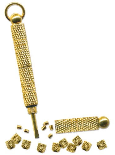 Beadalon Scrimp Kit - 10PK/Gold Plated