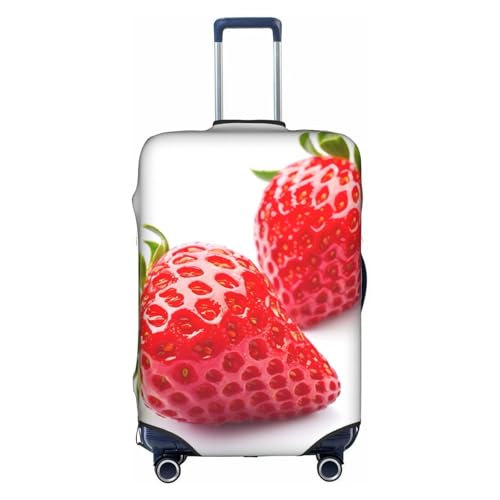 Strawberry Tsa Approved Luggage Cover For 18-32 Inch Suitcases Scratch-Resistant Stretch Luggage Cover