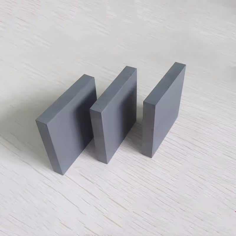 1PCS Boron Carbide Ceramic Sheet 50x50mm for Scientific Research | High Hardness B4C Material for Experiments(50x50x3mm)