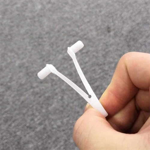 Eieenotee 80 St¨¹ck Pool Zubeh?r V-Clip Schmetterling Teleskop Stangen Befestigungs Clip f¨¹r Pool Vakuum Netz B¨¹rsten Stange – Bild 4