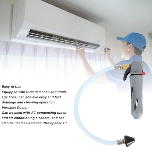 Destapacaños con cartucho de CO2 para tuberías de condensado de aire acondicionado, color gris miniatura 6