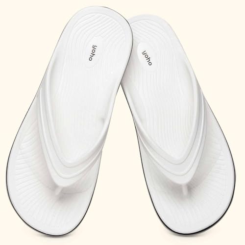 Image of YOHO Grip Orthopedic Slippers for Men | Waterproof Monsoon Footwear | Footpharma Footbed & TripleDense Foam | Anti-Skid Chappals