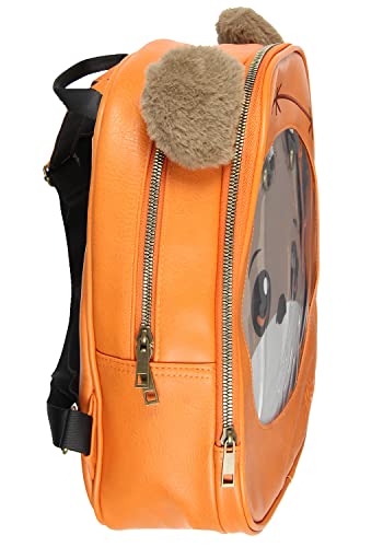 Star Wars Backpack Ewok 3D Ears Faux Leather Mini Backpack Pin Display Miniature Backpack3
