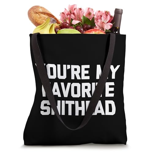 Bolsa Tote Divertida You're My Favorite Shithead miniatura 4
