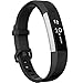 Produktbild HUMENN Für Fitbit Alta HR Armband, Alta Armband Verstellbares Sport Ersatz Band Ersatzarmband Wristband Silikonarmband Fitness Zubehörteil mit Metallschließe Large Schwarz