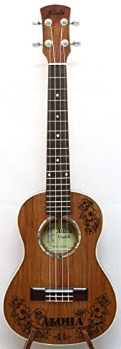 Alulu-Solid-Mahogany-Tenor-Ukulele-Bikini-Girl02-Including-One-Hard-Case