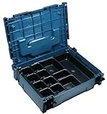 Makita Makpac Gr. 1 inklusive Boxeneinsatz P-83674 + Deckeleinlage Schaumstoff