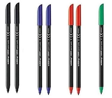 Rotuladroes edding 1200/4 unidades (2 negros, 2 azules, 2 rojos, 1 verde) / Colores Surtidos Cover