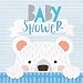 Creative Converting Baby Shower White Bear Luncheon Paper Napkins - 16pcs, 6.5