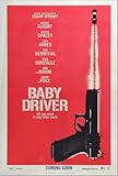 BABY DRIVER - 2017 - original 27x40 Advance Movie Poster - LILY JAMES, KEVIN SPACEY, JON HAMM, ANSEL ELGORT