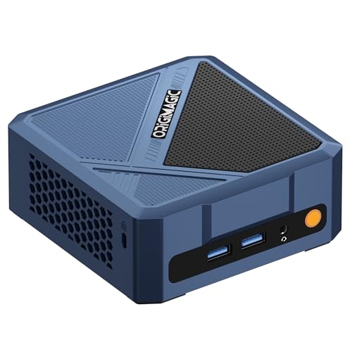 ORIGIMAGIC A3 Gaming-Mini PC, Ryzen 7 8745HS(up to 4.9GHz), Radeon 780M GPU, 32GB DDR5 RAM 1TB PCIe SSD Mini Desktop PC, HDMI ×2/USB4.0 x2, 8K Quad Display, Wi-Fi 6E, BT 5.2, Mini Computer