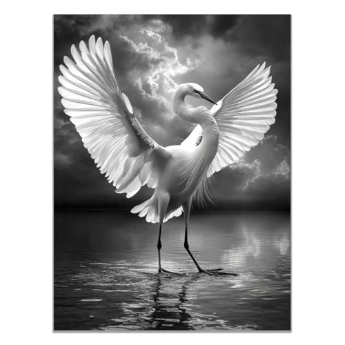 Tableaux de salle de bain animaux marchant eau impression sur toile modern decoration maison 70x100