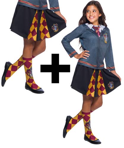 MFD Gryffindor Top + Skirt + Socks Large