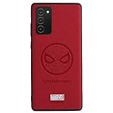 IRON SPIDER Case for Galaxy A03S 5G, with Superhero Character Samsung A03S Leather Case (RED)