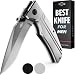 Spring Assisted Knife - Pocket Folding Knife - Military Style - Boy Scouts Knife - Tactical Knife - Good for Camping, Indoor and Outdoor Activities FL 140106