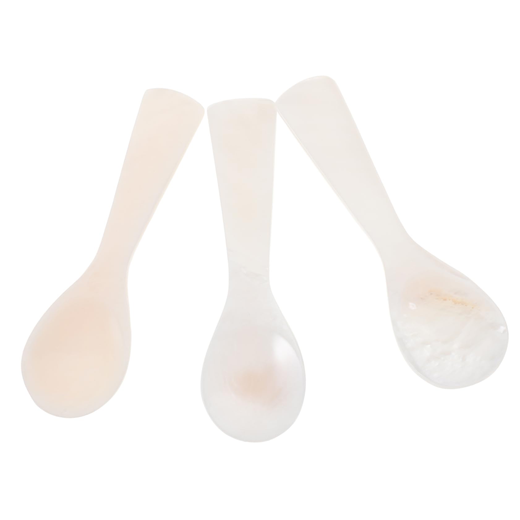 Garneck Caviarspoons 3 Piece Set 3 Inch Elegant Serving Spoons for Buffet Restaurant Home Use