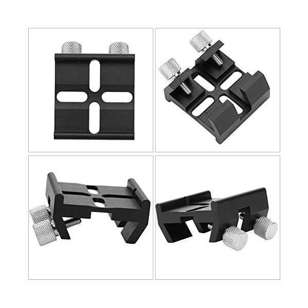 Vbestlife Aluminiumlegierung Schwalbenschwanzfuss für Sucherfernrohr, Teleskop Sucherfernrohrmontage Schwalbenschwanznut… – Bild 8