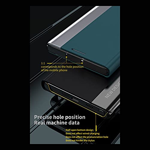 Capa protetora para Xiaomi Poco X4PRO 5G capa flip de couro com revestimento magnético translúcido +