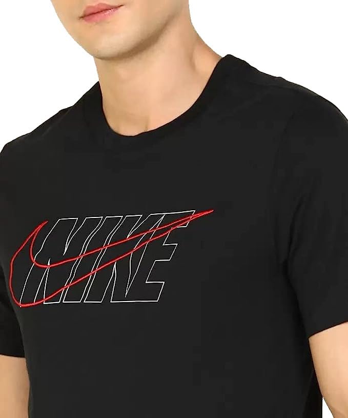 Image of Nike Men's Solid Regular Fit T-Shirt