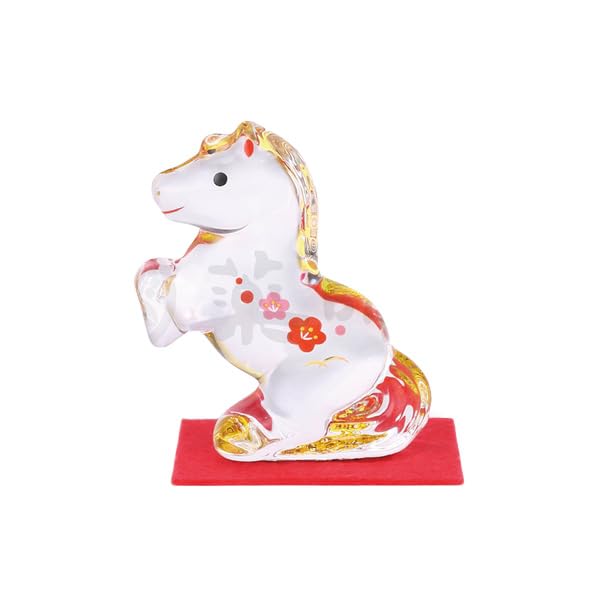 Amazon.co.jp: 薬師窯(yakushigama) クリスタル 午 (福梅) 【95