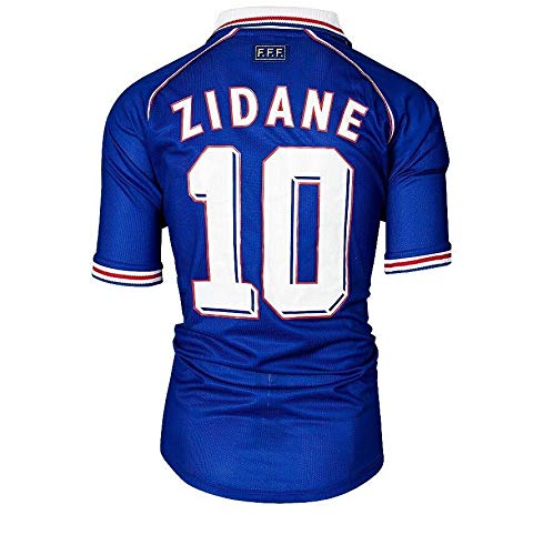 UNSIGNED Zinedine Zidane France 1998 Home Shirt Autograph Jersey - Autographed Soccer Jerseys