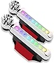 2 Pcs LED Wind Powered Vehicle Lights, Car Lamp No Need External Power Supply, Waterproof Car Wind Energy Daytime Light, Auto LED Daytime Running Lights for General Purpose Vehicle (AB Color)