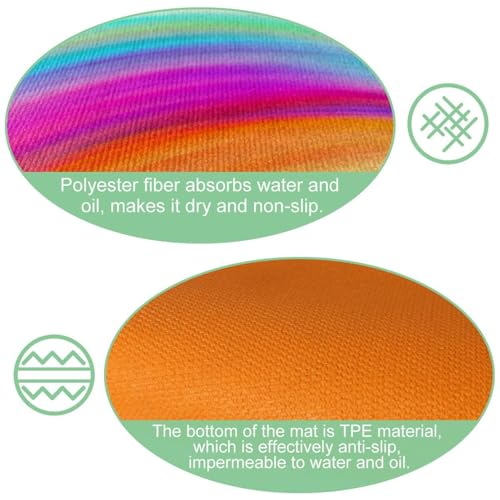 Tapetes de cocina absorbentes y lavables con base antideslizante pack de 2 6