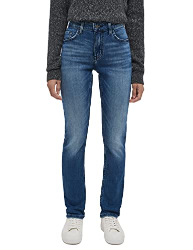 MUSTANG Damen Jeans, Slim, Blau (Medium Bleach 312), 34W / 32L