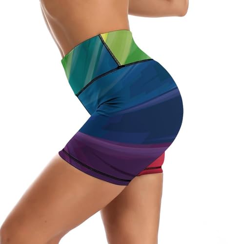 Short de sport femme taille haute pour gym et entraînement