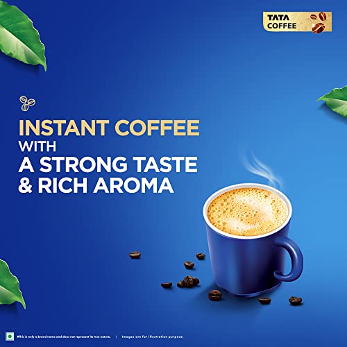 Image of Tata Coffee Grand Classic Instant Coffee | Strong Taste & Rich Aroma | With Flavour Locked Decoction Crystals | 200g Pouch