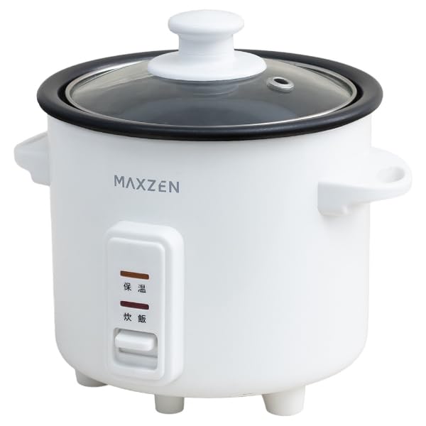 Amazon | MAXZEN 炊飯器 1.5合 1人暮らし 自動保温 かんたん操作