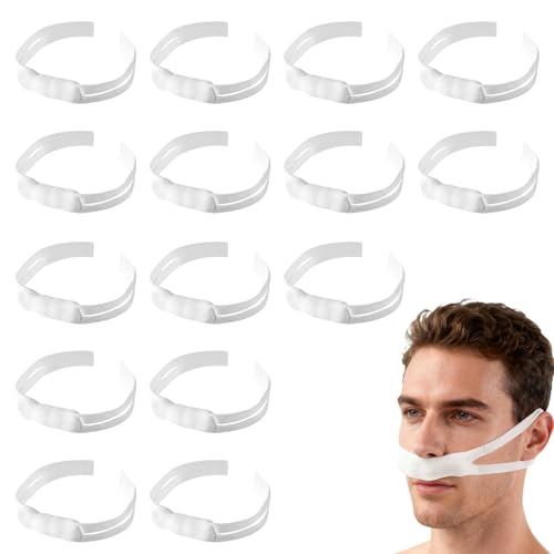Nasenverband 14 Stück Nasenbandage mit Ohrschlaufen Nasenverbandhalter Nasen Verband Nach Op Elastische Bandage Verbandhalter für Nasenchirurgie