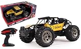 metal car 4x4 CONTENU : 1 buggy adventure à l'échelle 1/12 de 2,4 GHZ et une télécommande d'une portée de 40 m. Vitesse de 20 km/h. Elle est equipée d'une batterie 7,2V rechargeable à l'aide d'un chargeur USB inclus + 2 piles AA pour la télécommande.
