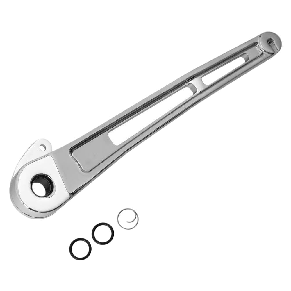 Dyhexxfzm Chrome Brake Arm Lever Compatible With 2018–2024 Fl Softail Models Fat Flfb Slim Flsl Heritage 114 Flhcs Deluxe Flde Motorcycle(Chrome)