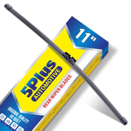 Image of 5 PLUS 11 Inch Rear Wiper Blade Replacement for Ford Explorer 2023-2010 Escape 2023-2013 EcoSport 2022-2018 Expedition 2023-2018 /BMW X3 2023-2018 /Volvo V40 19-14 BACK Windshield Wiper Blade(A283H)