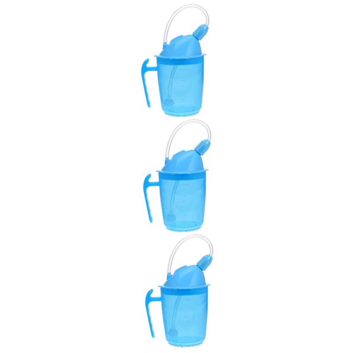 Healvian 3piezas Taza Antiderrame Para Dieta Líquida Vaso De Alimentación Para Mayores y Discapacitados Diseño Ergonómico y Práctico Para Maternidad y Pacientes Cama Degradado