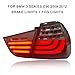 Sequential Upgrade Taillights Assembly Compatible for BMW 3 Series E90 2009-2012 Tail Lights Brake Lamp with Bulb Smoked
