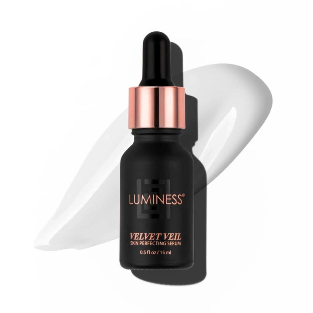 Luminess Velvet Veil - Hydrating Makeup Primer Serum - Pore Minimizer, Smooths Wrinkles and Fine Lines - Lightweight, Non-Greasy, Long-Lasting Make up Gripping Formula, For All Skin Types