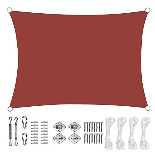 Voile d'ombrage imperméable et robuste en acier inoxydable pour jardin - 2